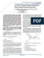 2015.11 - Speed Control of A Three Phase Induction Motor Using Field Oriented Control