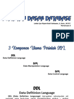 Pertemuan 3 Sistem Basis Data