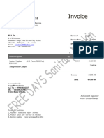 Business Bill Format