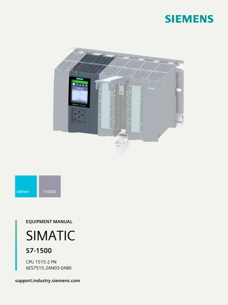 s71500 Cpu1515 2 PN Manual en-US en-US | PDF | Central Processing Unit ...