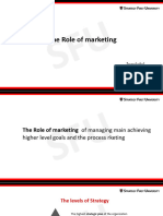 Topic 1 - The Role of Marketing