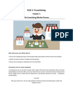 BAE 3 (Chapter 5 - The Franchising Market Process)