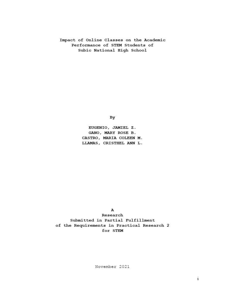 Final Research Proposal | PDF