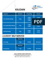 Pricelist Kiloan (A3)