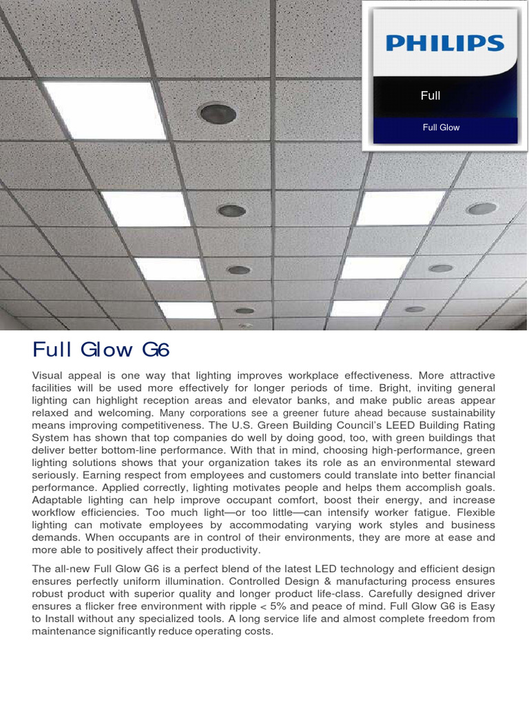 RC380B Full Glow G6 | PDF | Green Building | Lighting