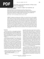 Effect of The Cooling Rate On The Nucleation Kinetics of Poly (L Lactic Acid) and Its Influence On Morphology - 2007 - Macromolecules