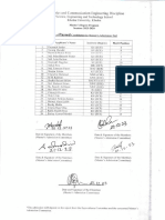 MSc. Admission Related (ECE) - 2