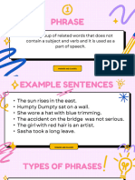 PHRASES AND CLAUSES Usage