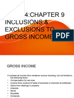 Week 4 - Inclusions To Gross Income