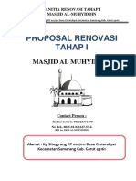 Proposal - Renov Masjid Al-Muhyiddin
