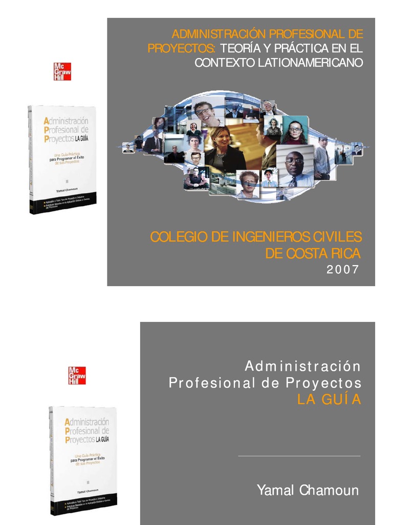 Descargar Libro Administracion Profesional De Proyectos Yamal Chamoun Pdf