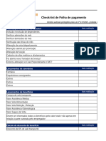 Check List Folha de Pagamento 2023