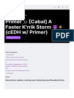 (Cabal) A Faster K'rrik Storm ? (cEDH W - Primer) - Commander - EDH (K'rrik, 2