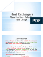 Heat Exchanger Classification and Selection