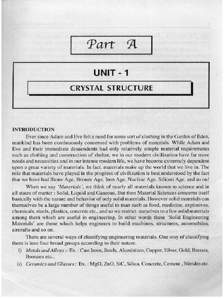 Crystal Structure | PDF