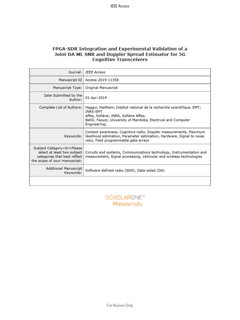J106v2 | PDF | Software Defined Radio | Field Programmable Gate Array