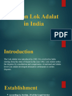 On Lok Adalat in India