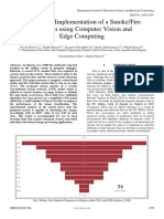 Design and Implementation of A Smoke/Fire Detection Using Computer Vision and Edge Computing