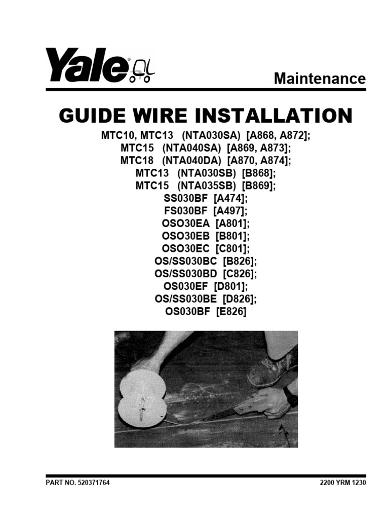 Guide Wire Installation: Maintenance | PDF | Drill | Liquefied ...