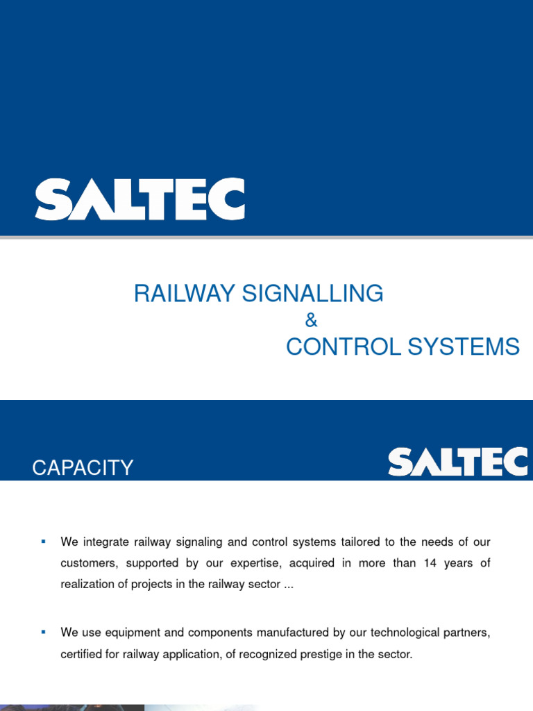 50 SALTEC SIG Eng V11 | PDF | Rail Transport | Scada