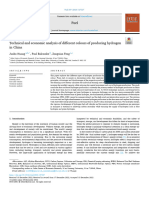 Technical and Economic Analysis of Different Colours of Producing Hydrogen