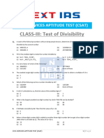 CSAT Class III