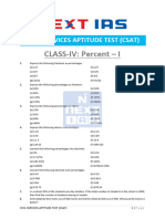 CSAT Class IV