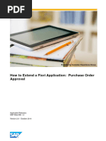 How To Extend A Fiori Application - Purchase Order Approval