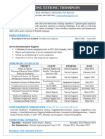 Ubong Thompson CV