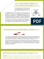 Intervalo de Confianza para P1-P2