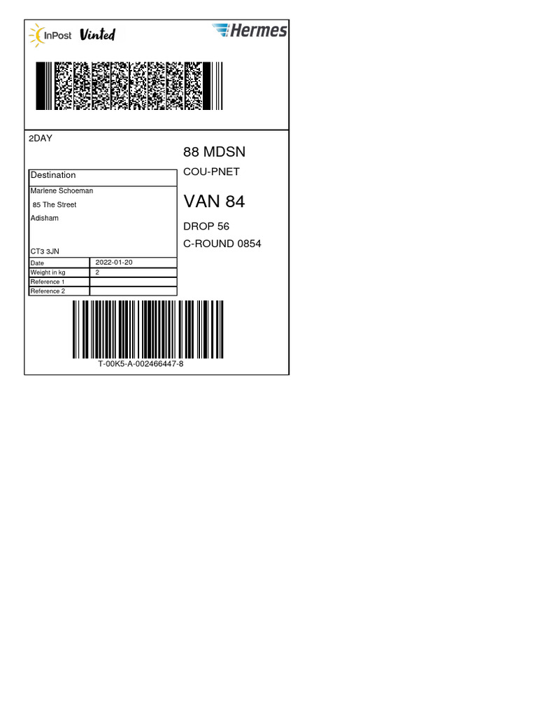 How To Get Printable Label On Vinted