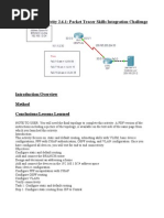 Download PT 261 Packe Tracer Skills Integration Challenge by Grey Elis SN70464208 doc pdf