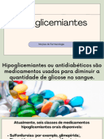 Hipoglicemiantes: Noções de Farmacologia