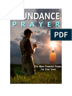 The Abundance Prayer