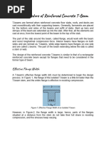 Design Procedure of Reinforced Concrete T Beam