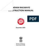 Indian Railways Construction Manual