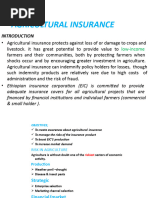 # Agricultural Insurance