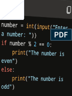 Python Program To Check Even Oddd