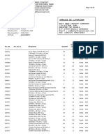 Bon de Livraison - Packing List Container DFCC Dla Oct