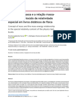 2021 - Conceito de Massa e A Relação Massa-Energia No Conteúdo de Relatividade Especial em Livros Didáticos de Física