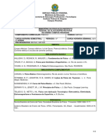 Ementa - Física II (Licenciatura em Matemática)