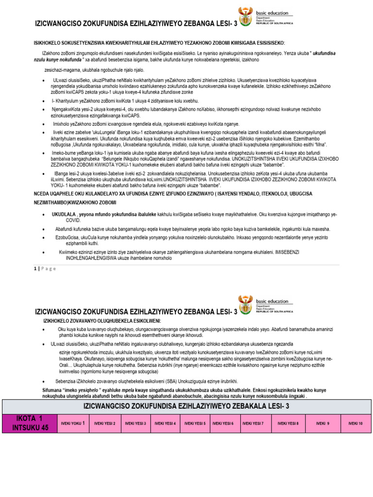 2021 Life Skills isiXhosa ATP Grade 3 (1) PDF
