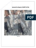 Method Statement For Repair of SWPP 52 Pile