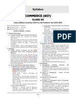 ISC 12 Commerce Syllabus