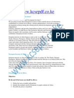 Form 3 History Notes PDF