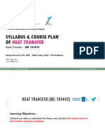 0 - Heat Transfer - Syllabus Course Plan - Genap 2020 2021
