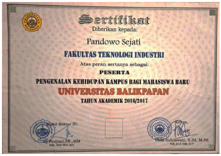 Kating mahasiswa baru di kampus