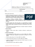 ID 9254 - Termo de Responsabilidade para Dispensa de Vistoria em Veículos Leves