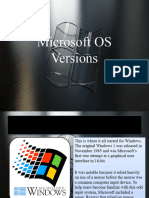 Microsoft OS Versions