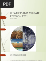 WEATHER AND CLIMATE